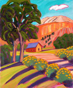 Chamisa at GhostRanch 20x24