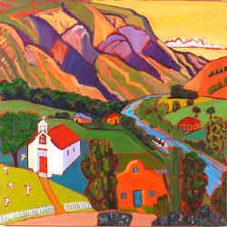 Sunshine on Pilar 30x30